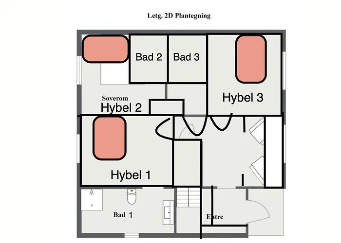 Overnatting, Tordenskjolds Gate 24b * Mosjøen